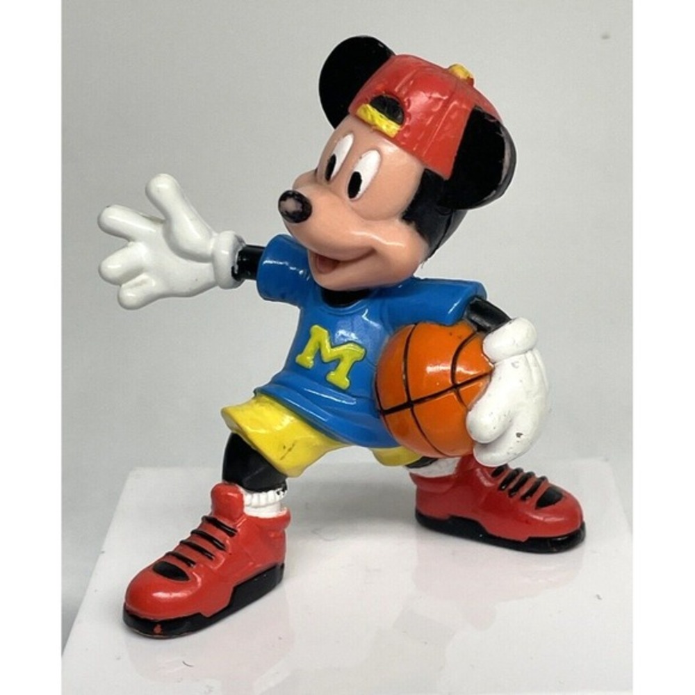 Mickey Mouse Vintage Disney Figure PVC 3" Basketball Mickey‎ Impulse